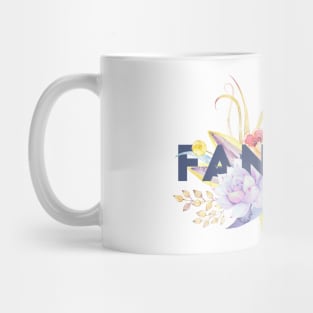 Floral FANGIRL Mug